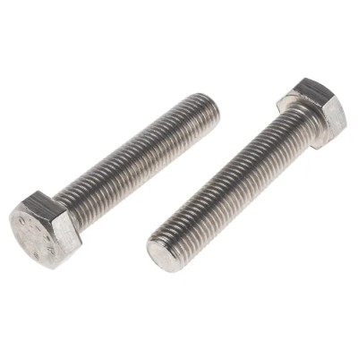 RS PRO Stainless Steel Hex Bolt M20 x 100 mm DIN 933 276-752