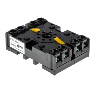 Omron Industrial Automation Socket for H3CR-F, H3CR-G, H3CR-A, H3CR-H Series P2CF-08-E