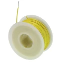 Alpha Wire 3050 Series Yellow Hook Up Wire, 24 AWG, 7/0.20 mm Core Strands, 30 m Length, Polyvinyl Chloride 3050 YL005