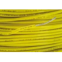 Alpha Wire 3050 Series Yellow Hook Up Wire, 24 AWG, 7/0.20 mm Core Strands, 30 m Length, Polyvinyl Chloride 3050 YL005