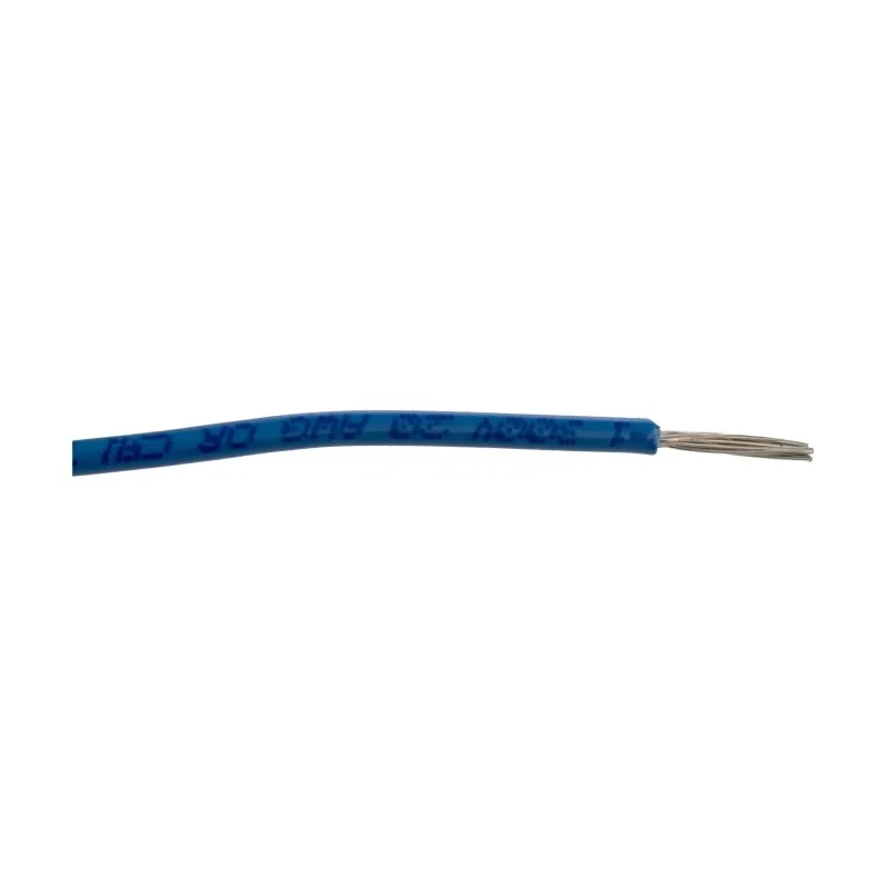 Alpha Wire Premium Series Blue Hook Up Wire 20 AWG 10/0.25 mm Core Strands 30 m Polyvinyl Chloride 3053 BL005