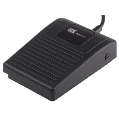 RS PRO Light Industrial Momentary On-Off Foot Switch Thermoplastic Housing SPST Contact Configuration 141mm x 105mm 335-381