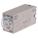 Omron DIN Rail Surface Mount Timer Relay 4-Contact 250V AC 5A, 0.1 to 3 min ON Delay, Model H3Y-4 100-120VAC 3M