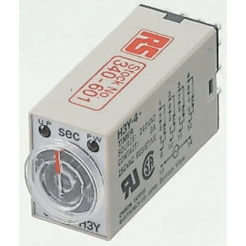 Tempatron MT Series Timer Relay 4-Contact 110V AC 1.5 to 30 min ON Delay 4PDT MT4L30M110VAC