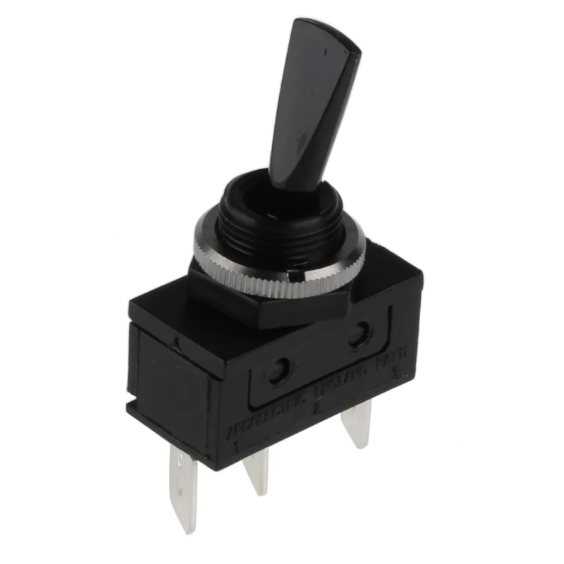 Arcolectric (Bulgin) Ltd Toggle Switch Panel Mount SPDT On-On Tab Terminal 20A 250V AC Nylon Actuator C1710HOAAC