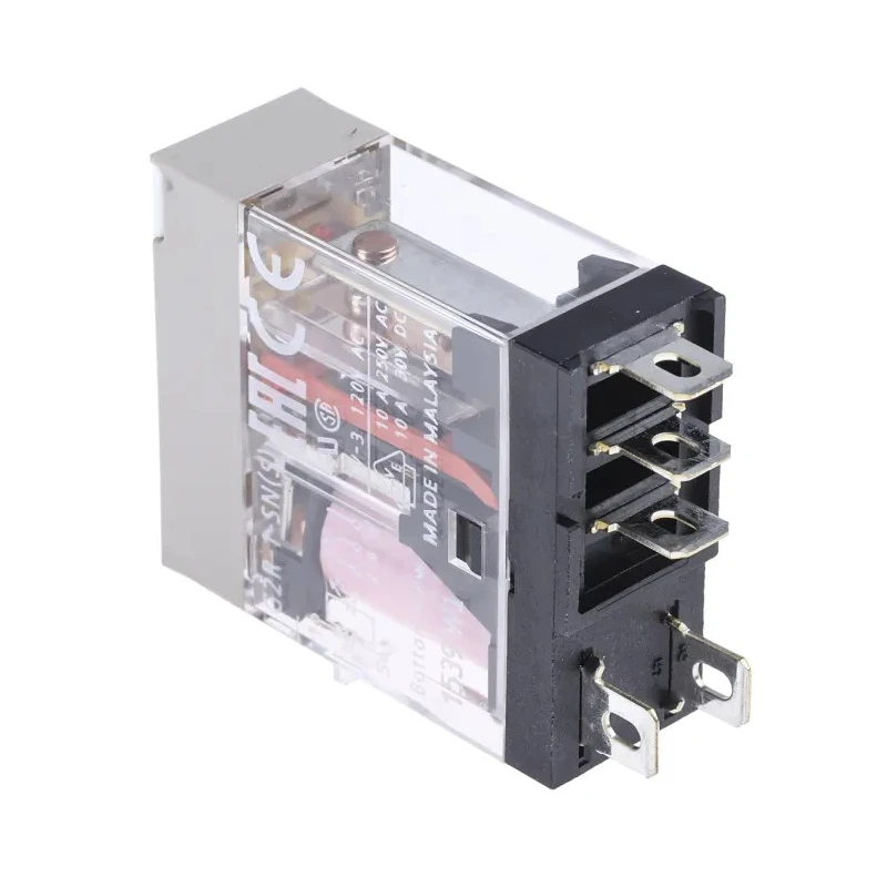 Omron Power Relay 110V AC Coil, 10A Switching Current, SPDT, Plug-In Terminal, Silver Alloy Contacts G2R-1-SN 110VAC (S)