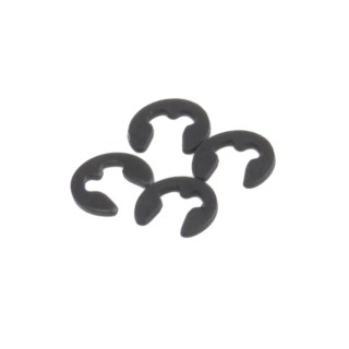 RS PRO Steel Type E Circlip, Compatible Shaft Diameter 1.7 mm, Groove Diameter 1.2 mm, Ring Thickness 0.3 mm, Ring 289-433