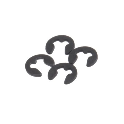 RS PRO Steel Type E Circlip, Compatible Shaft Diameter 1.7 mm, Groove Diameter 1.2 mm, Ring Thickness 0.3 mm, Ring 289-433
