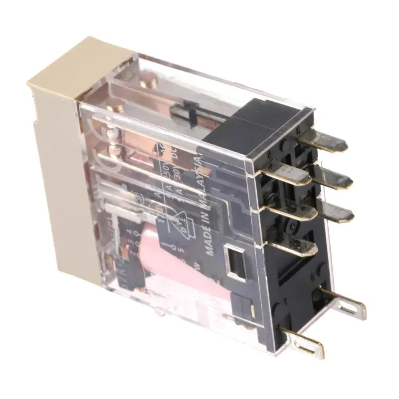 Omron Power Relay, 230V AC Coil, 5A Switching Current, DPDT Plug-In Terminal, 150W Coil Power G2R-2-SN 230VAC (S)