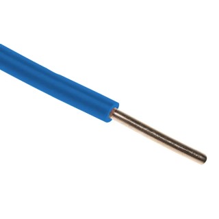 RS PRO Blue Hook Up Wire 13 AWG 1/1.78 mm Core Strands 100 m Polyvinyl Chloride 359-037