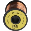RS PRO Enamelled Copper Wire 0.13 mm² Cross Section, 0.4 mm OD, 400 m Reel 357-738
