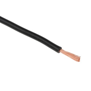RS PRO 2491X Series Black Hook Up Wire 13 AWG 50 x 0.25 mm Core Strands 100 m Polyvinyl Chloride 750V 70°C 361-850