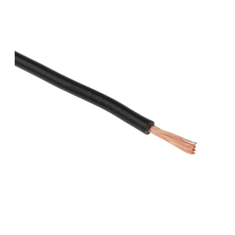 RS PRO 2491X Series Black Hook Up Wire 13 AWG 50 x 0.25 mm Core Strands 100 m Polyvinyl Chloride 750V 70°C 361-850