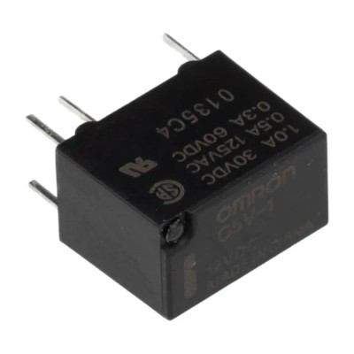Omron PCB Signal Relay 12V DC Coil, 2A Switching Current, SPDT Contact Configuration G5V-1 DC12