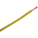 Prysmian 6491X Series Green, Yellow Hook Up Wire 7/0.85 mm Strands, 100 m Length, PVC Jacket, 750V, Flame 20147719