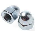 RS PRO Bright Zinc Stainless Steel Dome Nut M6, DIN 1587, Metric Thread, Thread Direction Right Hand, Grade A4, 12 293-088