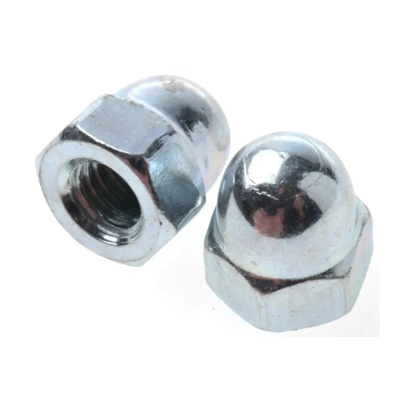 RS PRO Bright Zinc Stainless Steel Dome Nut M6, DIN 1587, Metric Thread, Thread Direction Right Hand, Grade A4, 12 293-088