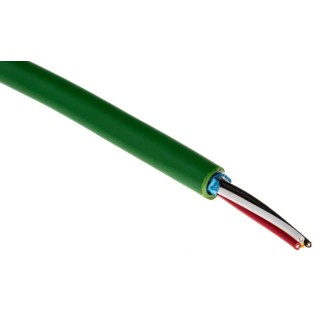 Belden Multi-Core Industrial Cable 2 Pairs 4 Cores 0.5 mm² 100 m Green Sheath Polyvinyl Chloride 300V YE00820