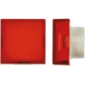 Saia-Burgess Red Square Push Button Lens for Use with TP2 Series 563411-605