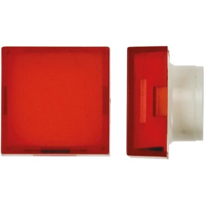 Saia-Burgess Red Square Push Button Lens for Use with TP2 Series 563411-605