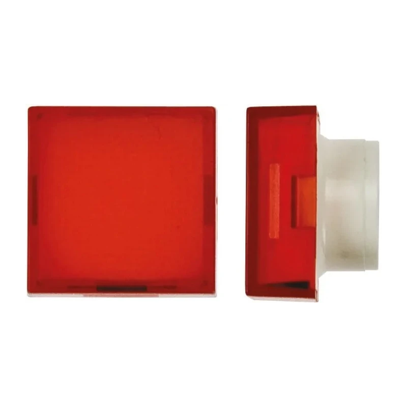 Saia-Burgess Red Square Push Button Lens for Use with TP2 Series 563411-605