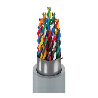 Belden 9519 Series Multipair Data Cable 19 Pairs 38 Cores 0.2 mm² Stranded Tin Copper Wire 152m Silver PVC 9519 060500