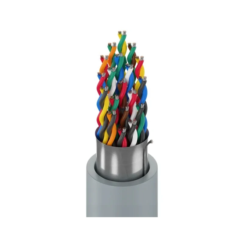 Belden 9519 Series Multipair Data Cable 19 Pairs 38 Cores 0.2 mm² Stranded Tin Copper Wire 152m Silver PVC 9519 060500