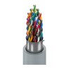 Belden 9519 Series Multipair Data Cable 19 Pairs 38 Cores 0.2 mm² Stranded Tin Copper Wire 152m Silver PVC 9519 060500
