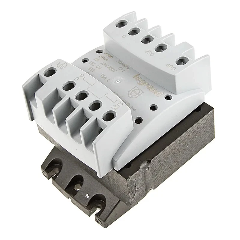 Legrand 63 VA DIN Rail Transformer, 230 to 400 V Primary, 230 V ac Secondary, DIN Rail Mount, 98x84x77 mm, 1.3 kg 0 428 41