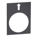 Schneider Electric Legend Plate Accessory for Use with XACM Series, XACB Series ZB2BY2910
