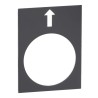 Schneider Electric Legend Plate Accessory for Use with XACM Series, XACB Series ZB2BY2910