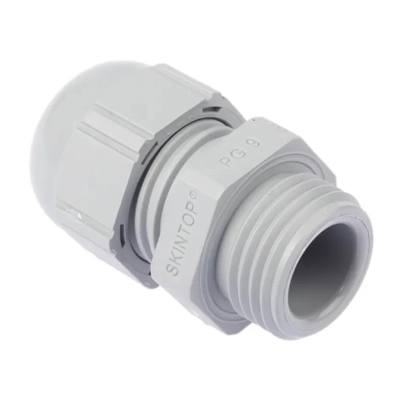 Lapp SKINTOP Series Cable Gland with PG9 Thread Size, 3.5 to 8mm Cable Diameter, Polyamide Body, UV 53015010+53019010