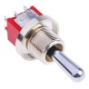 RS PRO Panel Mount Toggle Switch On-On DPDT, Solder Terminal, 26 V dc, 120 V ac 394-431