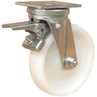 Guitel Hervieu Braked Swivel Castor 1000 kg Load Capacity 200 mm Polyamide Wheel 14010851