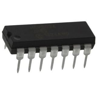 Microchip Operational Amplifier 10 MHz 4-Channel 14-Pin PDIP 3-5.5V MCP6024-I/P