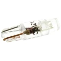 JKL Components White Indicator Lamp 12V dc, 15mA, Wedge Base, 4.5mm Diameter LE-0504-01W