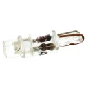 JKL Components White Indicator Lamp 12V dc, 15mA, Wedge Base, 4.5mm Diameter LE-0504-01W