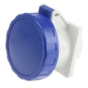 Scame Panel Mount Industrial Socket 2P+PE 32A 130V IP67 Red Optima IP67