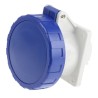 Scame Panel Mount Industrial Socket 2P+PE 32A 130V IP67 Red Optima IP67