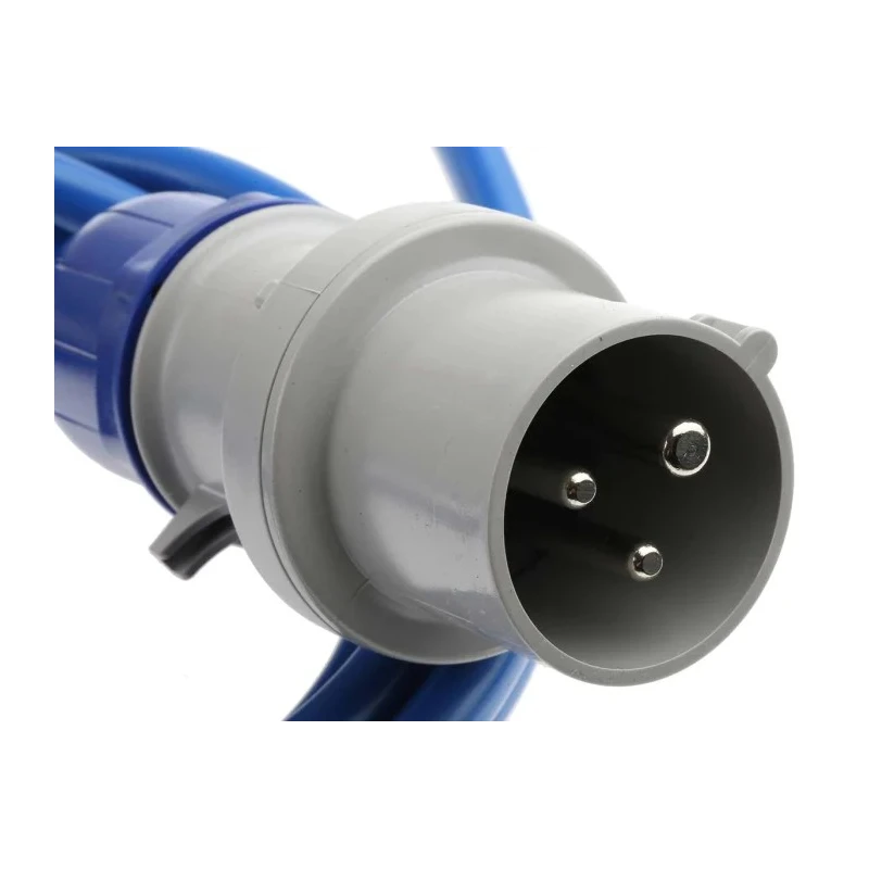 Scame Blue Surface Mount Industrial Socket 16A 250V 2P+PE IP44 Series DOMINO IP66 