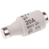 ETI Diazed Fuse D2 Bottle Size 20A 500V AC, Ceramic Body, Blue Cap, E27 Thread Size 2312406