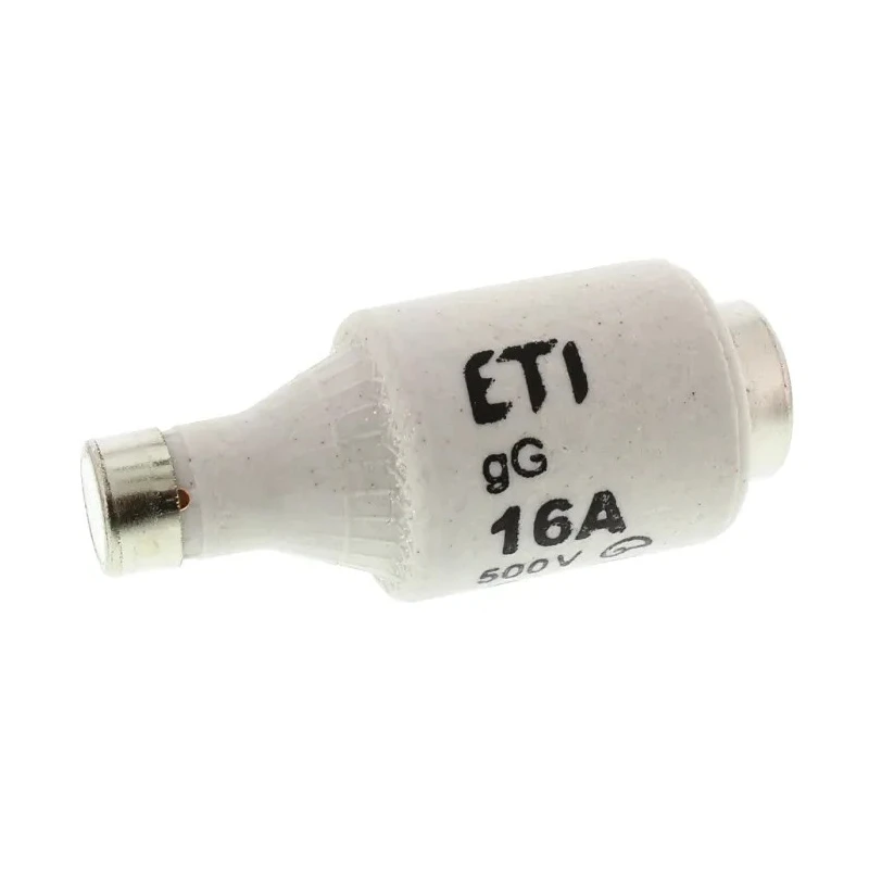 ETI 16A, 500V AC D2 Diazed Fuse with E27 Thread Size 2312405