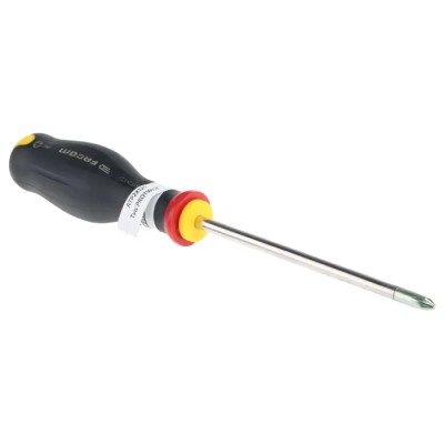 Facom Standard Philips Screwdriver PH2 Tip 125 mm Blade, 245 mm Overall ATP2X125