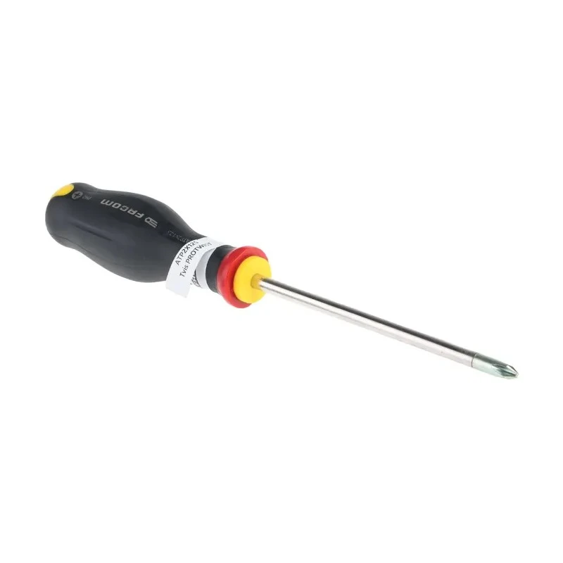 Facom Standard Philips Screwdriver PH2 Tip 125 mm Blade, 245 mm Overall ATP2X125