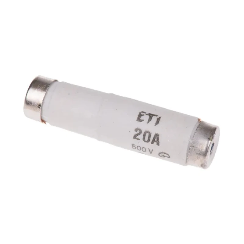 ETI Diazed Fuse D1 Bottle Size 20A Current Rating, 500V AC Voltage, Ceramic Body, E16 Thread Size 2311406