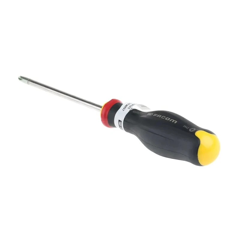 Facom Standard Philips Screwdriver PH2 Tip 125 mm Blade, 245 mm Overall ATP2X125