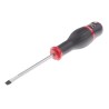 Facom Standard Slotted Screwdriver, 100 mm Blade Length, 220 mm Overall Length, Bi-Material Handle, Silicon ATF6.5X100