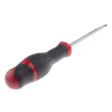Facom Standard Slotted Screwdriver, 100 mm Blade Length, 220 mm Overall Length, Bi-Material Handle, Silicon ATF6.5X100