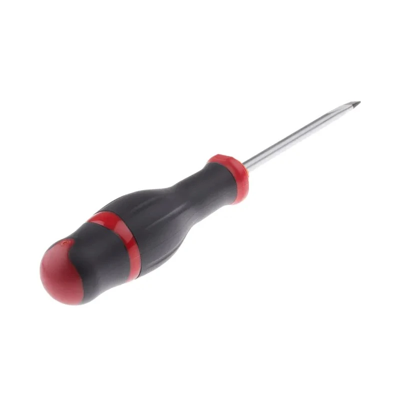 Facom Standard Slotted Screwdriver, 100 mm Blade Length, 220 mm Overall Length, Bi-Material Handle, Silicon ATF6.5X100