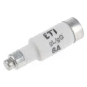ETI 6A 400V AC D01 Neozed Fuse E14 Thread Size 50mm Ceramic Body 50kA Breaking Capacity 2211003